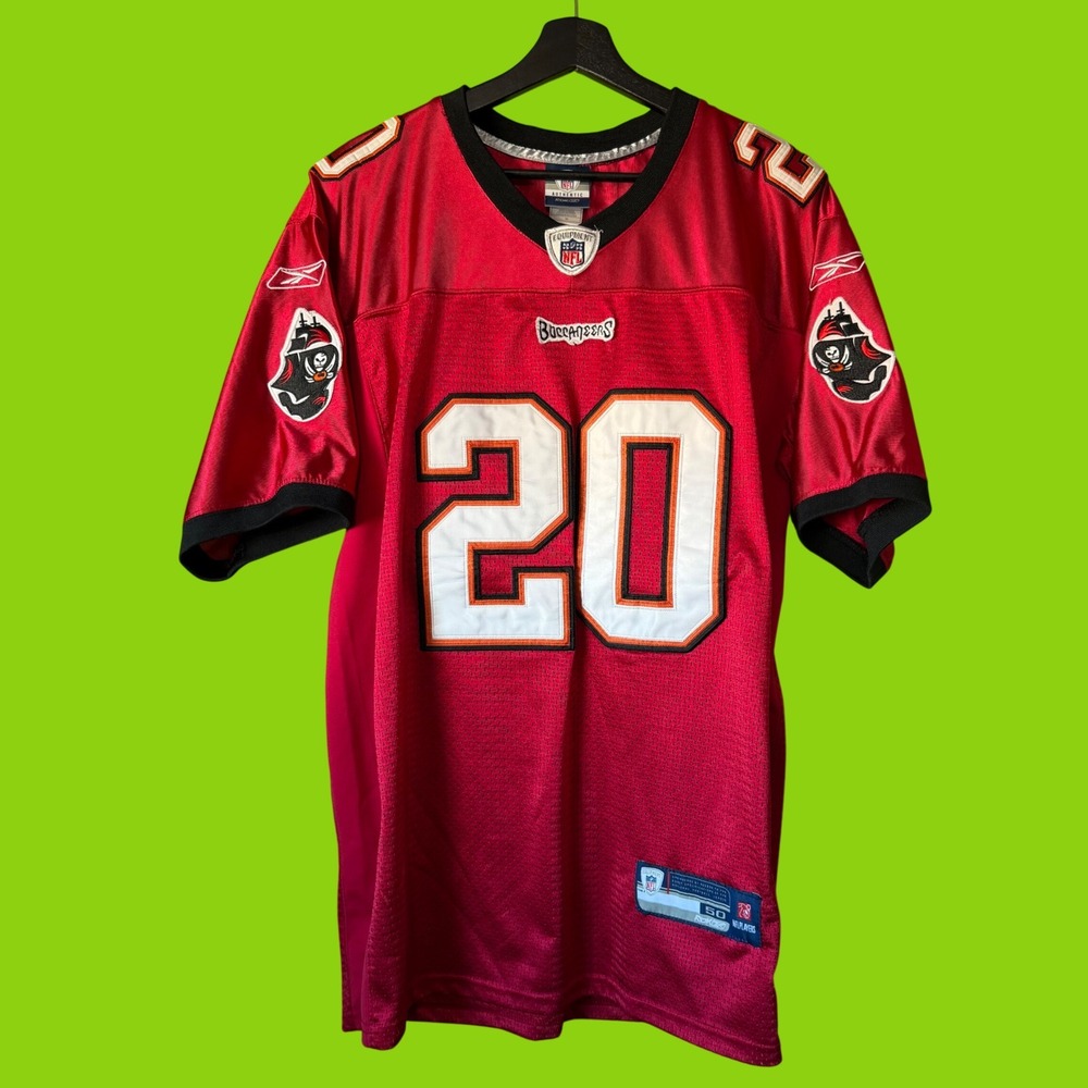 XL Ronde Barber Tampa Bay Buccaneers Reebok Authentic NFL Jersey Red Size 50